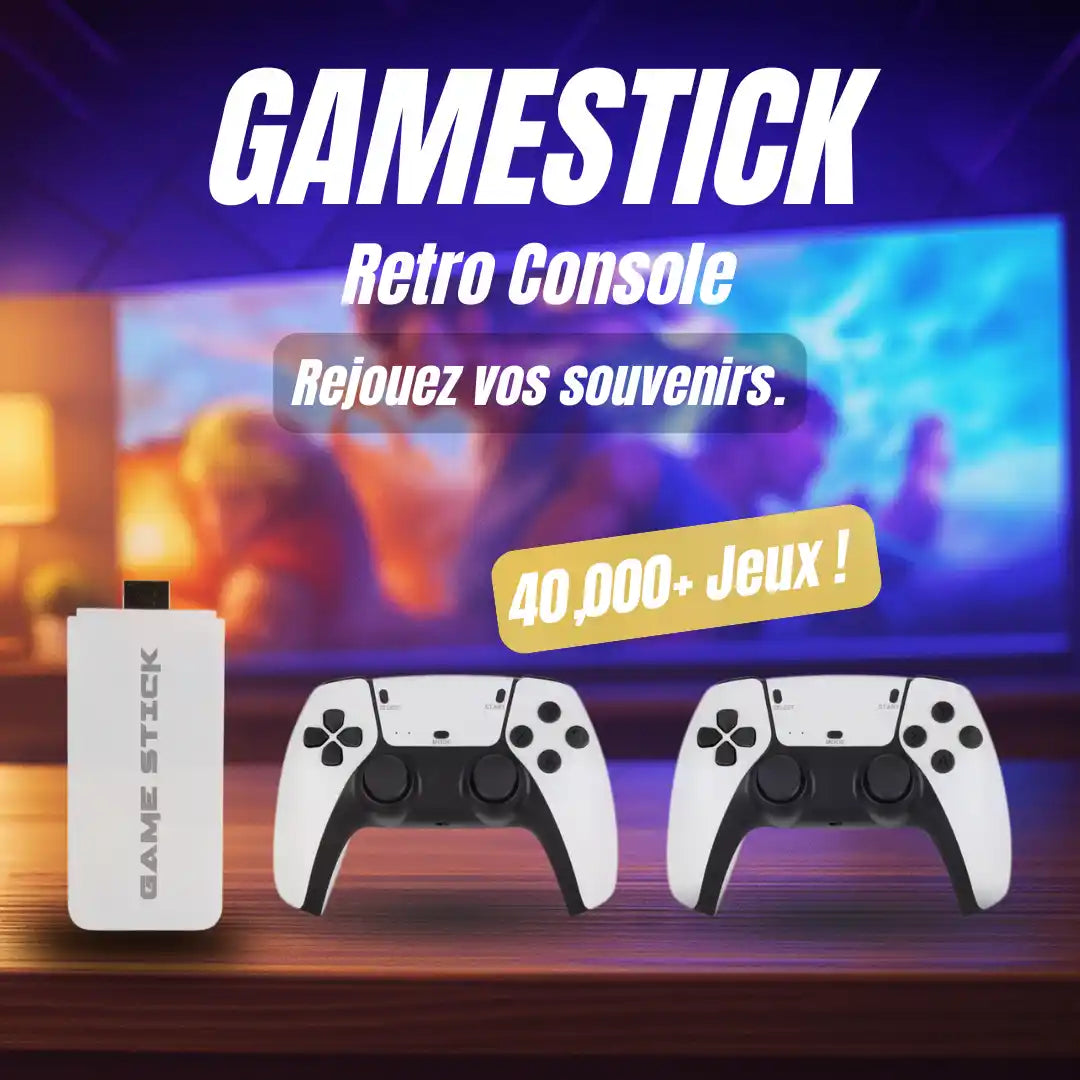 GameStick™ — La console rétro 4K tout-en-un
