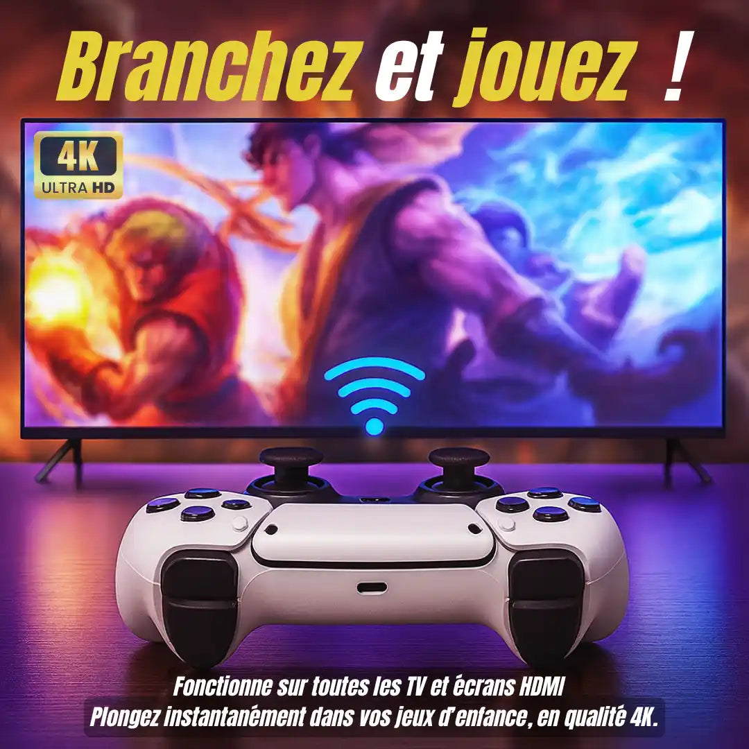 GameStick™ — La console rétro 4K tout-en-un
