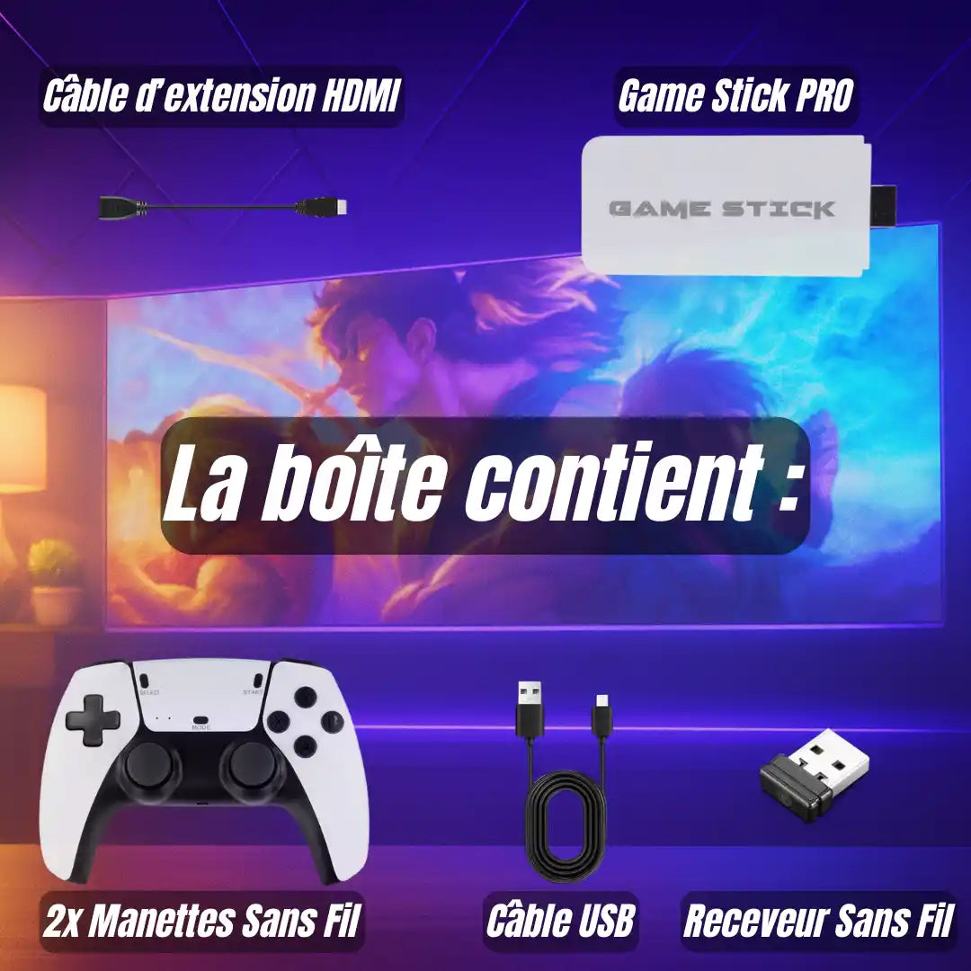 GameStick™ — La console rétro 4K tout-en-un